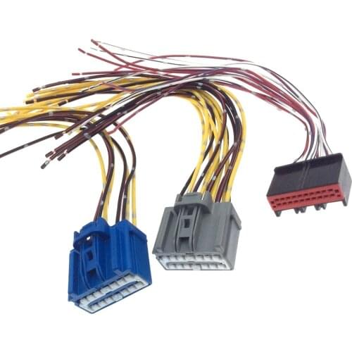 1PC for Ford Focus new Mondeo Edge for SONY DSP power amplifier 3pin plug connector cable wire