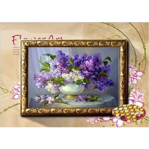 2017 5D DIY diamond Painting flower Cross Stitch diamond embroidery flowers embroidery diamonds painting wall home decor