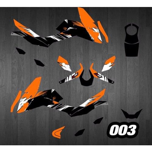 3M Motorcycle Team Graphic & Backgrounds Decal Sticker Kits for KTM DUKE 125 200 390 2011 2012 2013 2014 2015 2016