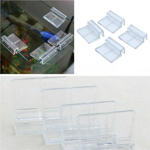 4 Pcs 6/8/10/12mm Fish Tank Acrylic Clips Aquarium Lid Cover Support Holder Bracket Clamp Stand Aquarium Supply dropship