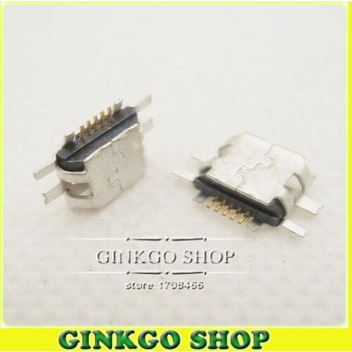 50pcs/lot Free shipping 5P 5Pin Mobile Phone Micro USB charging port jack connector 5pin for Nokia N97