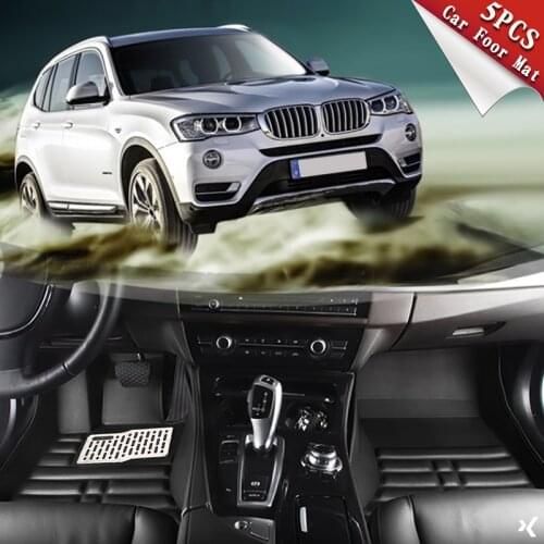 5pcs Black Auto Carpet Driver Floor Mat Driving Front and Rear FloorLiner Universal Premium Car Floor Pad