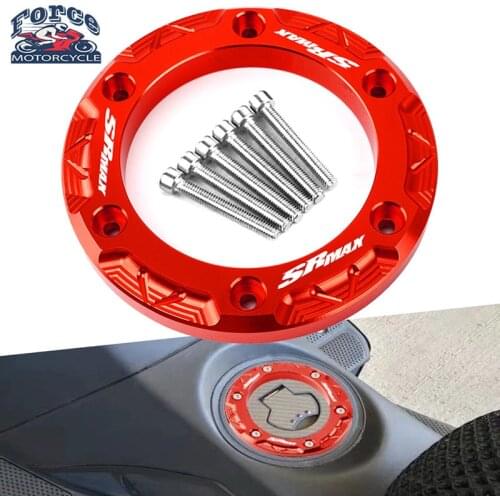 For Aprilia SRMAX250 SRMAX300 SR-MAX 300 SRMAX 250 300 SR-MAX250 GT Motorcycle CNC Accessories fuel ring fuel cap outer ring cap