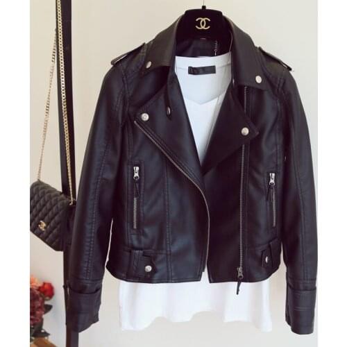 GOOHOJIO Women's Leather Jackets