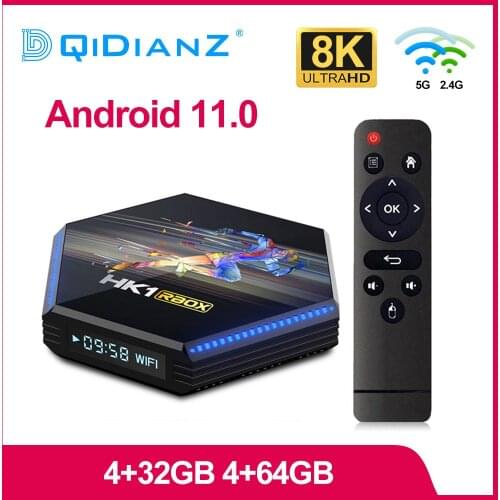 HK1 RBOX R2 RK3566 Android 11.0 TV Box Quad Core Smart 4GB 32GB 64GB 1000M 2.4G 5G Dual Wifi 8K 4K Media Player Set Top Box