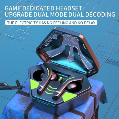 TWS Bluetooth 5.1 Gaming Earphones 60ms non-inductive delay Wireless Headphone Sports Waterproof Earbuds Headsets With Microphon