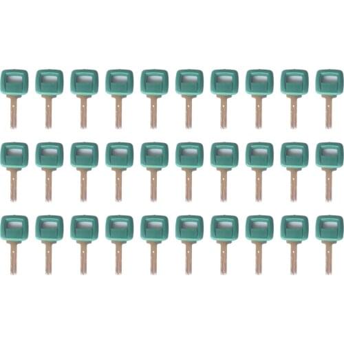 30X For Volvo Loader Haul Truck Heavy Equipment Laser Cut Ignition Key 11039228