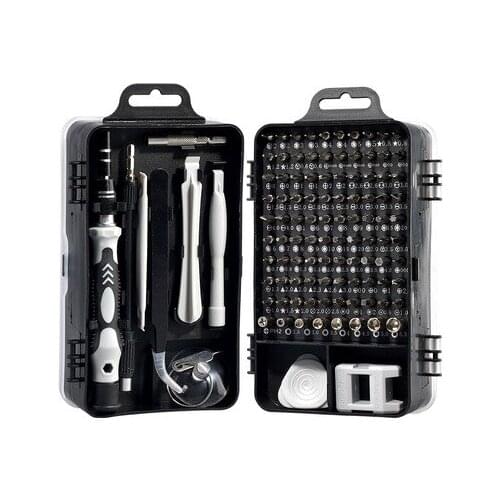 Precision Screwdriver Set Mobile Repairing Tools 115 In 1 Multi-Function Screwdriver Set Computer Pc Install Screwdriver Bit