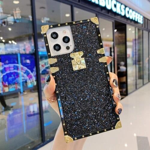 Luxury Shiny Plain Color Glitter Phone Case for Samsung S21 Plus S20 FE Ultra S10 Lite S10e S9 S8 Shockproof Soft TPU Back Cover