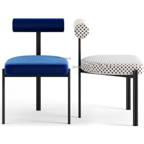 Light Luxury Nordic Dining Room Chairs Minimalist Modern Home Kitchen Furniture Chair Creative Design Balcony Leisure Chair