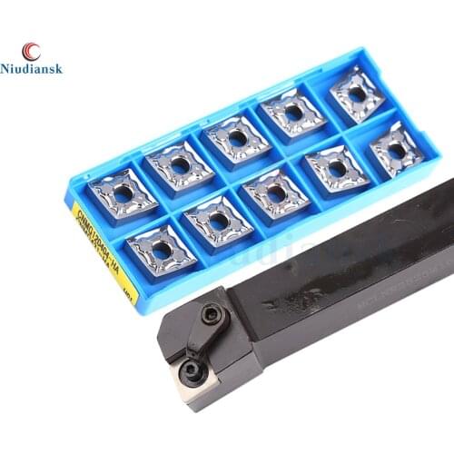 10pcs CNMG1204 CNC Lathe Tools Carbide Inserts 1pc MCLNR1616H12 External Turning Tool Arbor MCLNR2020K12 MCLNR2525M12 Lathe Suit