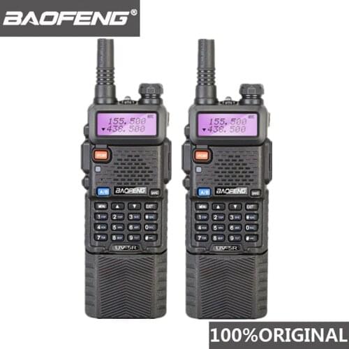 2pcs Baofeng UV-5R 3800 MAh Long Range Walkie Talkie 10KM Dual Band UHF&VHF UV5R Ham Hf Transceiver Portable UV 5R Radio Station