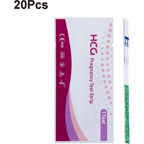 20Pcs One Step LH Early Pregnancy Urine Midstream Test Strip Home Private Urine Hygiene Ovulation Measuring Test Kits Wholesale
