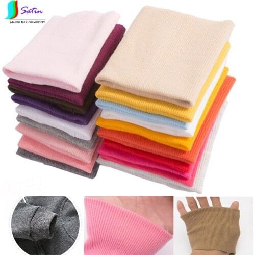 42 Colors Knitting Cotton Sportswear Clothes Keep Warm Elastic Cuff,DIY Sewing Sleeve Edge Material Elastic Cuff S0074L