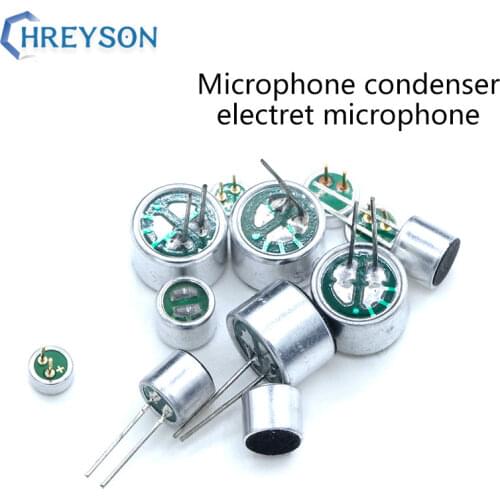 52DB Pickup Microphone 6*5 7*9 6*2.2MM Condenser Electret Microphone With Pin Without Microphone 5Pcs