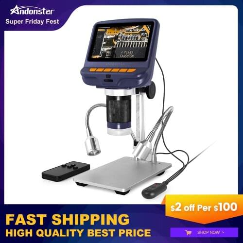 Andonstar AD106S Digital Microscope for phone repair soldering tool bga smt jewelry appraisal biologic use kids gift