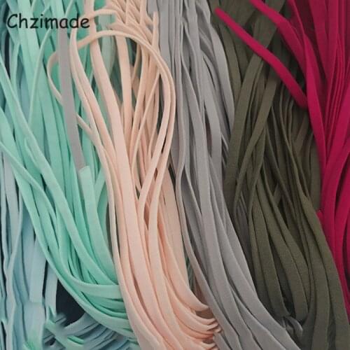 Chzimade 10M High Elastic Sewing Band Mask Rubber Band Tape Mask Ear Hanging Belt Diy Stretch Rope Clothes Accessories