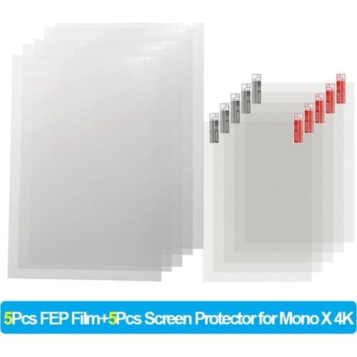 FEP Film for ANYCUBIC Photon Mono X For Elegoo Saturn 8.9 Inches UV DLP LCD Resin 3D Printers 0.15mm Release Films Printer Parts