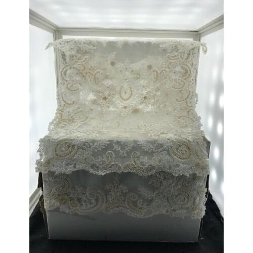 Fransız Tülü Gold Işlemeli Lüks Salon Takımı