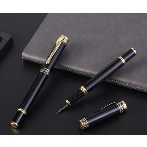 Guoyi D2026 luxury Ink Fountain pen 0.5mm Metal high-end business office gifts and corporate logo customization signature pen