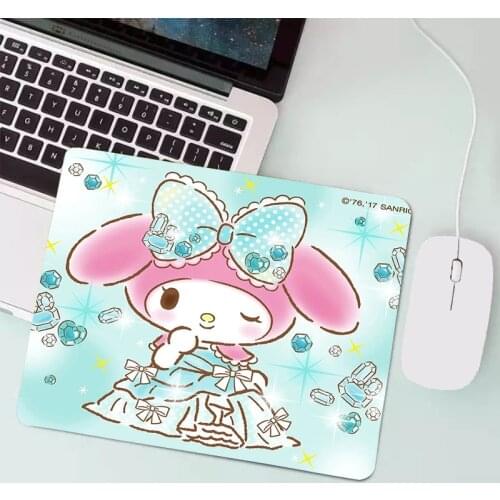 Gamer Small Desk Mat Rug PC Gamer Cabinet Gaming Mouse Mats Varmilo Anime Cute Rabbit Mouse Pad Gamers Accessories Mausepad Mice