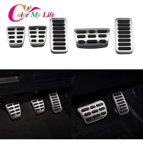 Color My Life AT MT Car Pedals Auto Pedal Cover for Hyundai Elantra Accent I30 IONIQ Veloster Encino Kona Venue IX35 LAFESTA