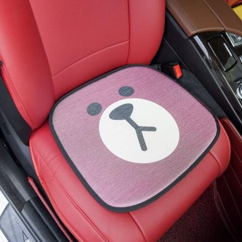 2020 New Summer Dog Ice Silk Pad 42*41CM Home Car Pet Seat Cushion Non-Slip Dog Cat Sofa Mat For Pet Car Travel Accessories
