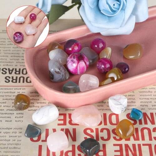 New Arrival Aquarium Mini Stone High Quality Amethyst Natural Healing Quartz Stones 100g Fish Tank Gravel Decor Accessories