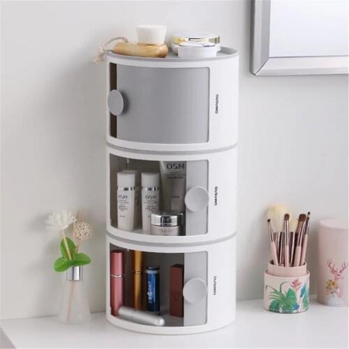 Push-Pull Storage Case Waterproof Toilet Tissue Box Cosmetic Case Wall-Mounted Bathroom Storage Box Home Multifunction Organizer