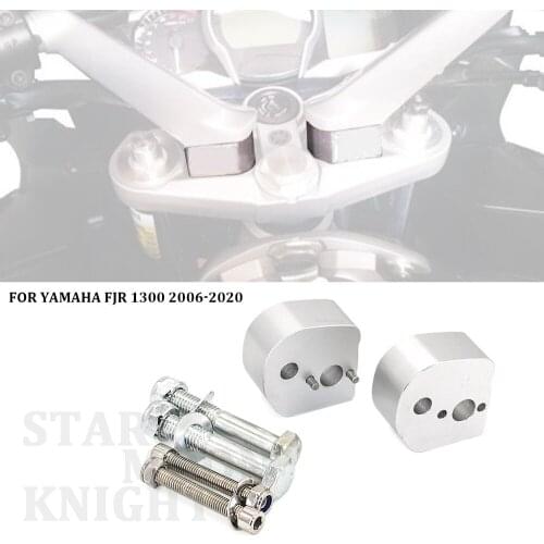 Handlebar Riser for Yamaha FJR1300 FJR 1300 2006-2020 2019 2018 2017 2016 2015 2014 2013 2012 2011 Silver Motorcycle Accessories
