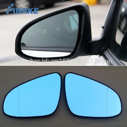 SmRKE 2Pcs For Toyota Yaris L Rearview Mirror Blue Glasses Wide Angle Led Turn Signals light Power Heating