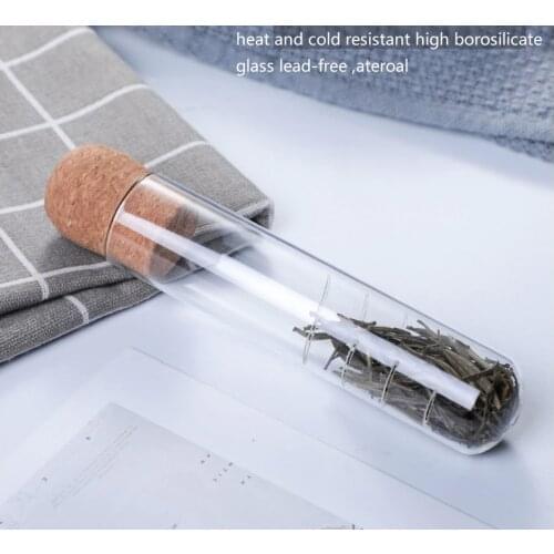 Glass Tea Infuser Creative Pipe Glass Design Tea Strainer For Mug Fancy Filter For Puer Tea Herb Tea Tools Accessories