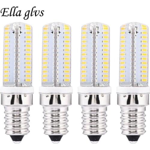 LED Light Bulbs AC110V/220V 3.6W 3014 SMD 104 LED Halogen Incandescent Replacement 3500K White 5pcs/lot