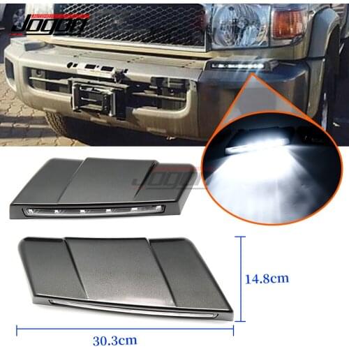 LED Under Headlight Front Bumper Lamp For Toyota Land Cruiser 76 LC70 LC76 LC77 LC78 LC79 DRL Daytime Running Light Accessories