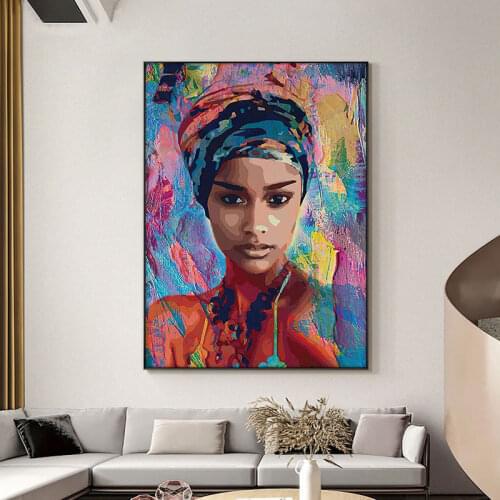 Street art graffiti Abstract Portrait Wall Art Canvas Painting Posters and Prints Wall Art Pictures for Living Room Home Decor