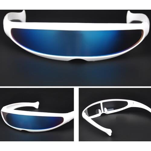 Sunglasses Vendor Fashion Personality Cycling Sunglasses Laser Laser Glasses Conjoined Mercury Lens Sport Sunglasses Wholesale