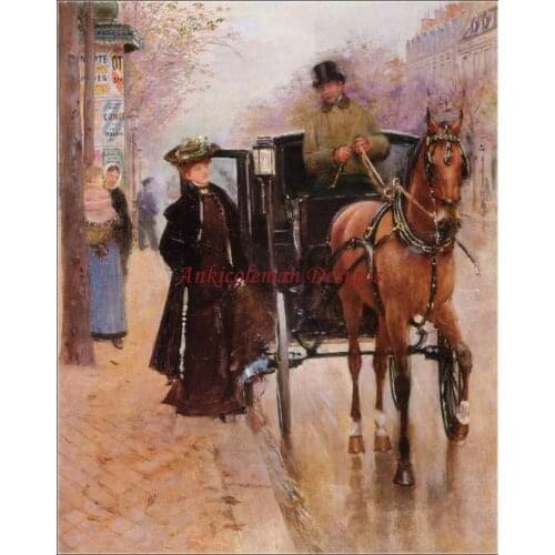 Needlework for embroidery DIY French DMC High Quality - Counted Cross Stitch Kits 14 ct Oil painting - Home Driver