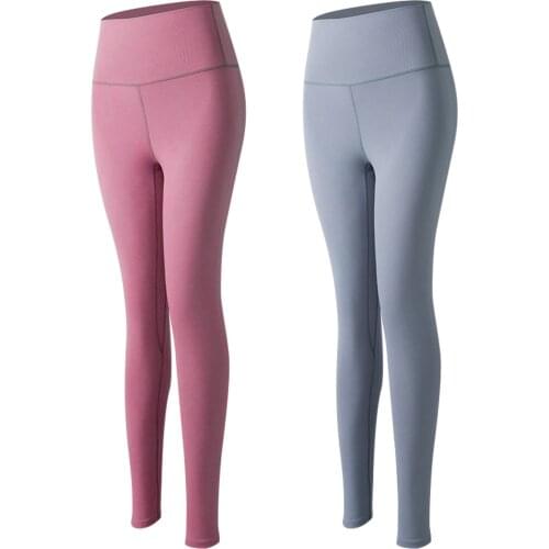 Women Yoga Fitness Pants Trummy Control Hip Lifting Leggings Lightweight Stretch Fabric For Running Walking Dancing Cycling