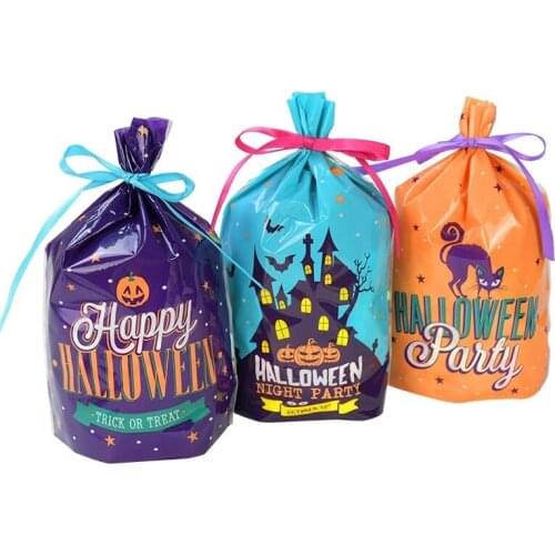10pcs Halloween Pumpkin Bat Candy Boxes Candy Bags Cute Gift Bag Trick or Treat Kids Gift Halloween Party Decoration Supplies
