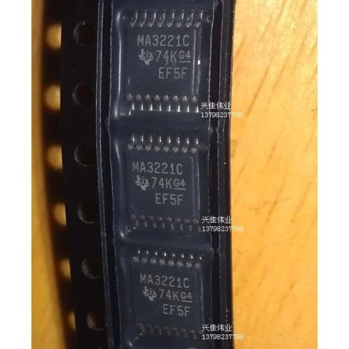 10PCS New MAX3221CPWR MA3221C screen TSSOP-16 RS-232 Transceiver Line Drivers