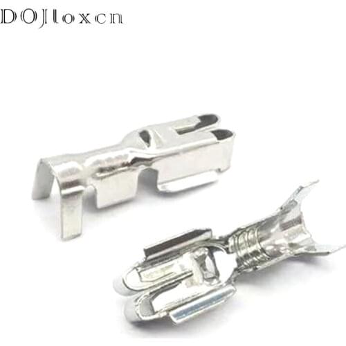 20/50/100/200/500/Pcs Copper Tinned Terminal DJ900107B Is Used For Automobile Instrument Plug Spring Series Fuse Box Connector