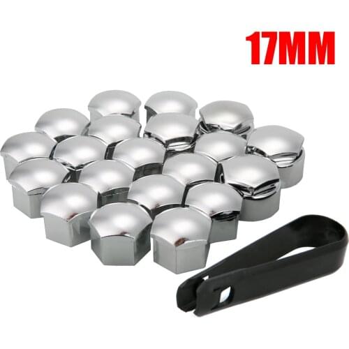 20pcs 17mm Wheel Nut Bolt Head Cover Cap Wheel Nut Bolt Head Cover Cap Tire Wheel Screw Bolts For Ford Peugeot Citroen