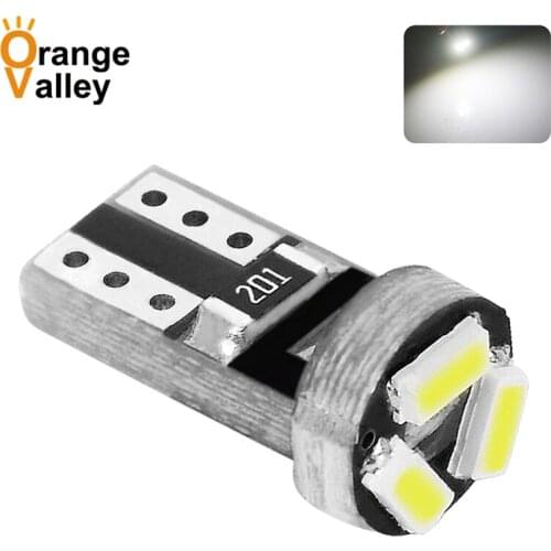 500pcs Super Bright T5 74 W1.2W 3 LED 3014 SMD Car Dashboard Warning Indicator Instrument Lights Indicator Lights DC 12V