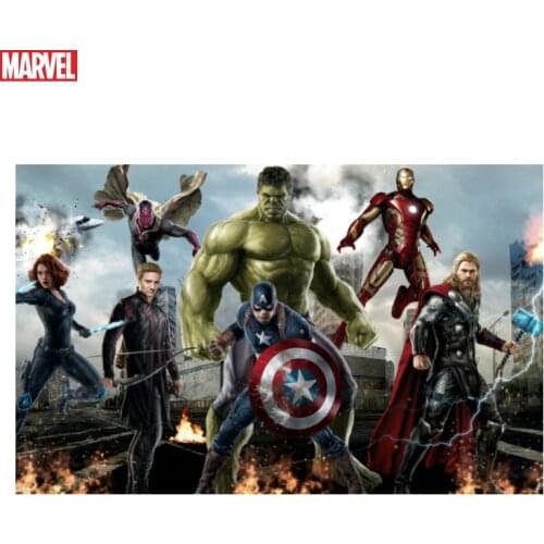 Diamond Painting Marvel Superhero Poster Captain America Hulk Iron Man Hero Diamond Embroidery Mural Artist Home Decoration