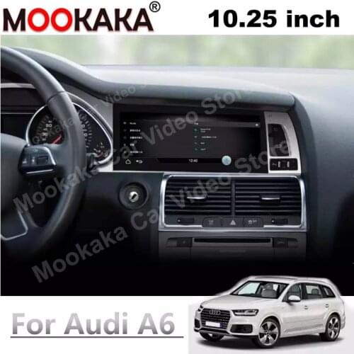 For AUDI A6 2005-2009 8G128G 10.25inch Car Video Radio Android Radio DVD Player Audio Multimedia GPS HD Touch Screen Radio