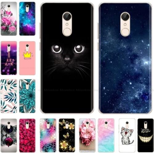Phone Case For Xiaomi Redmi 5 / 5 Plus Case Cute Cartoon Soft Silicone TPU Back Cover For Xiaomi Redmi 5 Plus Cases Coque Fundas