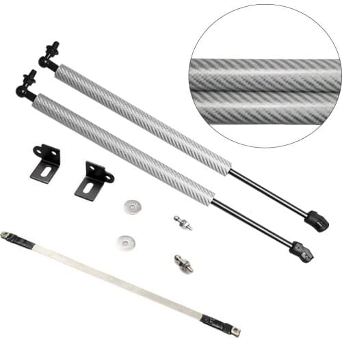 Damper for Ford Mustang 2005-2009 Front Bonnet Hood Modify Gas Struts Carbon Fiber Lift support Gas shock Spring