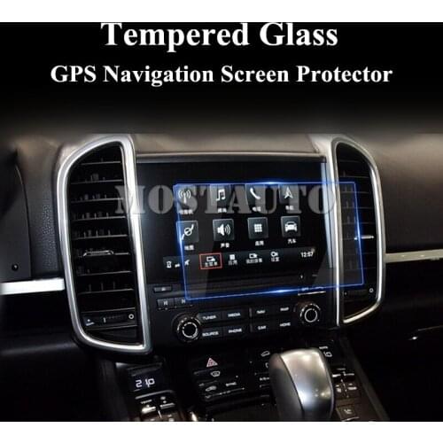 For Porsche Cayenne Tempered Glass GPS Navigation Screen Protector 2016-2017 1pcs Car Accessories Interior Car Decor Car Trim