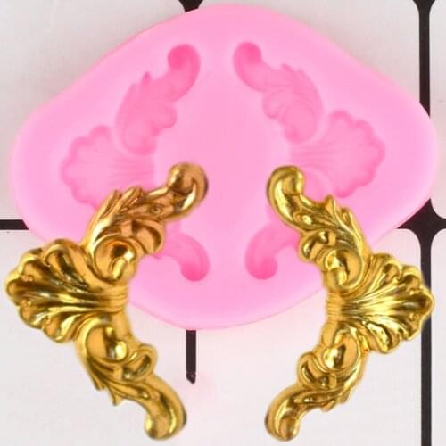 European Style Relief Silicone Mold Cake Border Fonfant Molds Wedding Cake Decorating Tools Chocolate Gumpaste Candy Clay Moulds