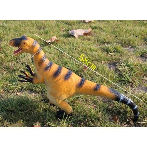 58cm Large Size Soft Dinosaur Mold Action Figures Toy Utahraptor Animal Dinosaur Toys Kids Boy Xmas Christmas Gift